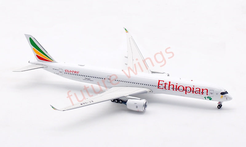 1:400 Aviation400 Ethiopian Airlines A350-1000 ET-BAW Aircraft Model Free Tractor+Stand