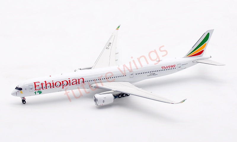 1:400 Aviation400 Ethiopian Airlines A350-1000 ET-BAW Aircraft Model Free Tractor+Stand