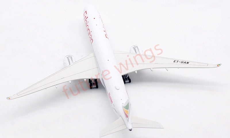 1:400 Aviation400 Ethiopian Airlines A350-1000 ET-BAW Aircraft Model Free Tractor+Stand