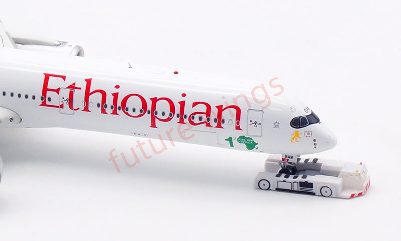 1:400 Aviation400 Ethiopian Airlines A350-1000 ET-BAW Aircraft Model Free Tractor+Stand