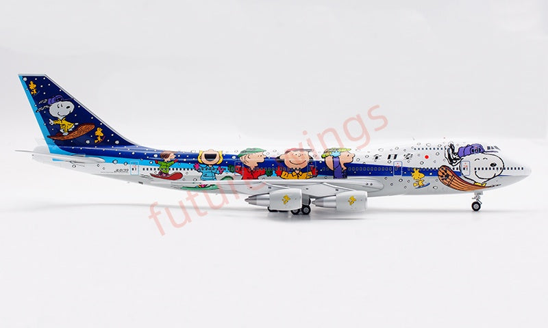 1:200 SQ Wings ANA B747-100SR JA8139 “Snoopy” Diecast Aircraft Model