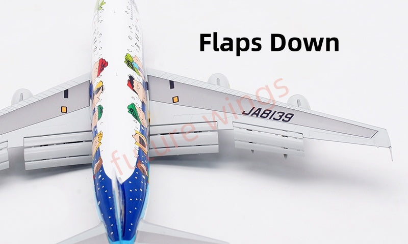 1:200 SQ Wings ANA B747-100SR JA8139 “Snoopy” Diecast Aircraft Model