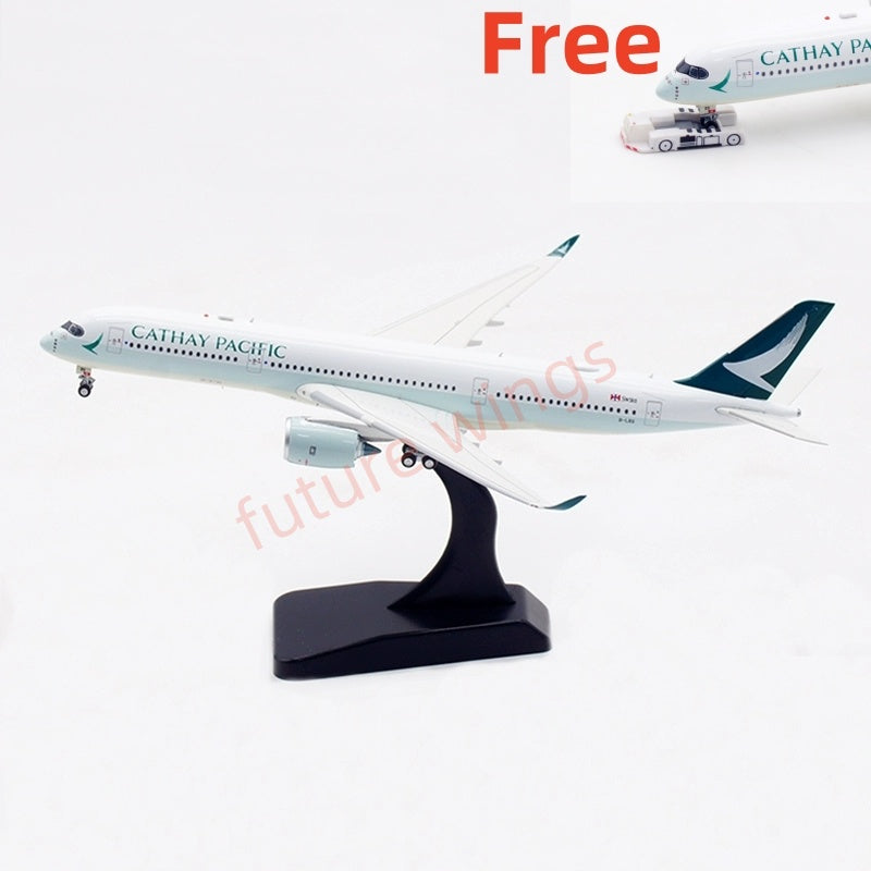 1:400 Aviation400 Cathay Pacific A350-900 B-LRS Aircraft Model Free Tractor+Stand