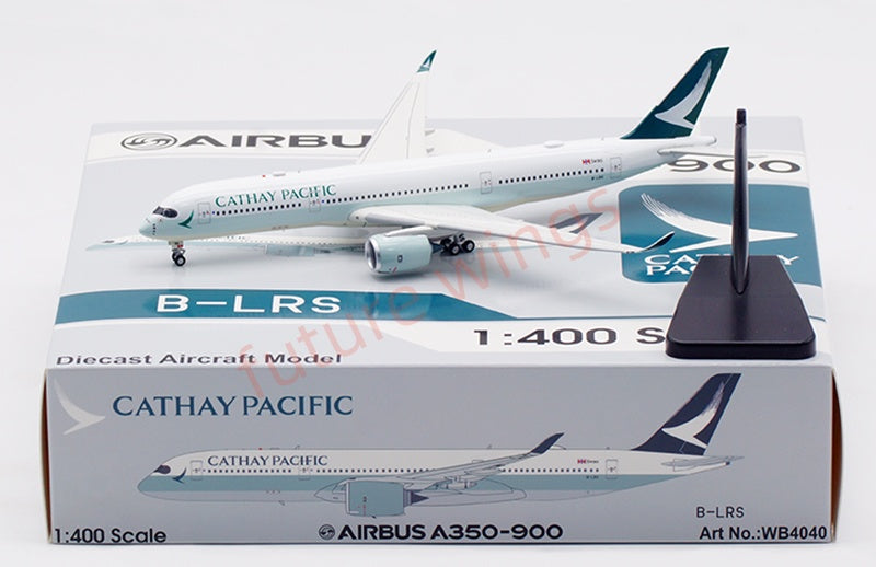 1:400 Aviation400 Cathay Pacific A350-900 B-LRS Aircraft Model Free Tractor+Stand