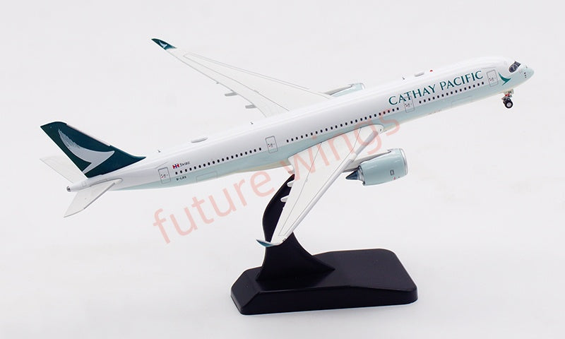1:400 Aviation400 Cathay Pacific A350-900 B-LRS Aircraft Model Free Tractor+Stand