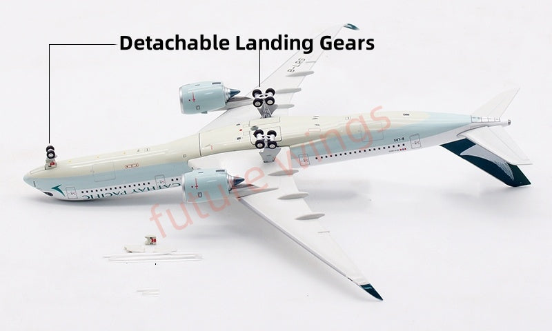 1:400 Aviation400 Cathay Pacific A350-900 B-LRS Aircraft Model Free Tractor+Stand