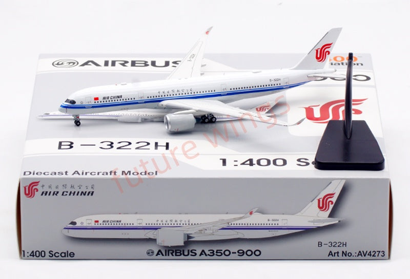 1:400 Aviation400 Air China A350-900 B-322H Aircraft Model Free Tractor+Stand