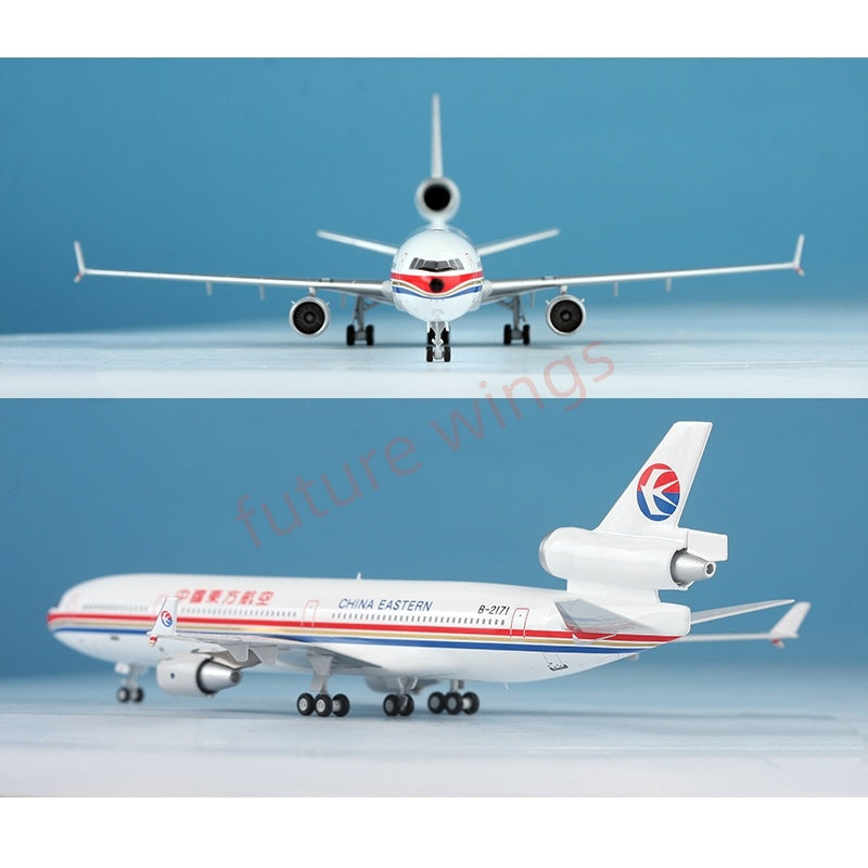1:400 Panda Models China Eastern Airlines MD-11 B-2171 Aircraft Model+Free Tractor