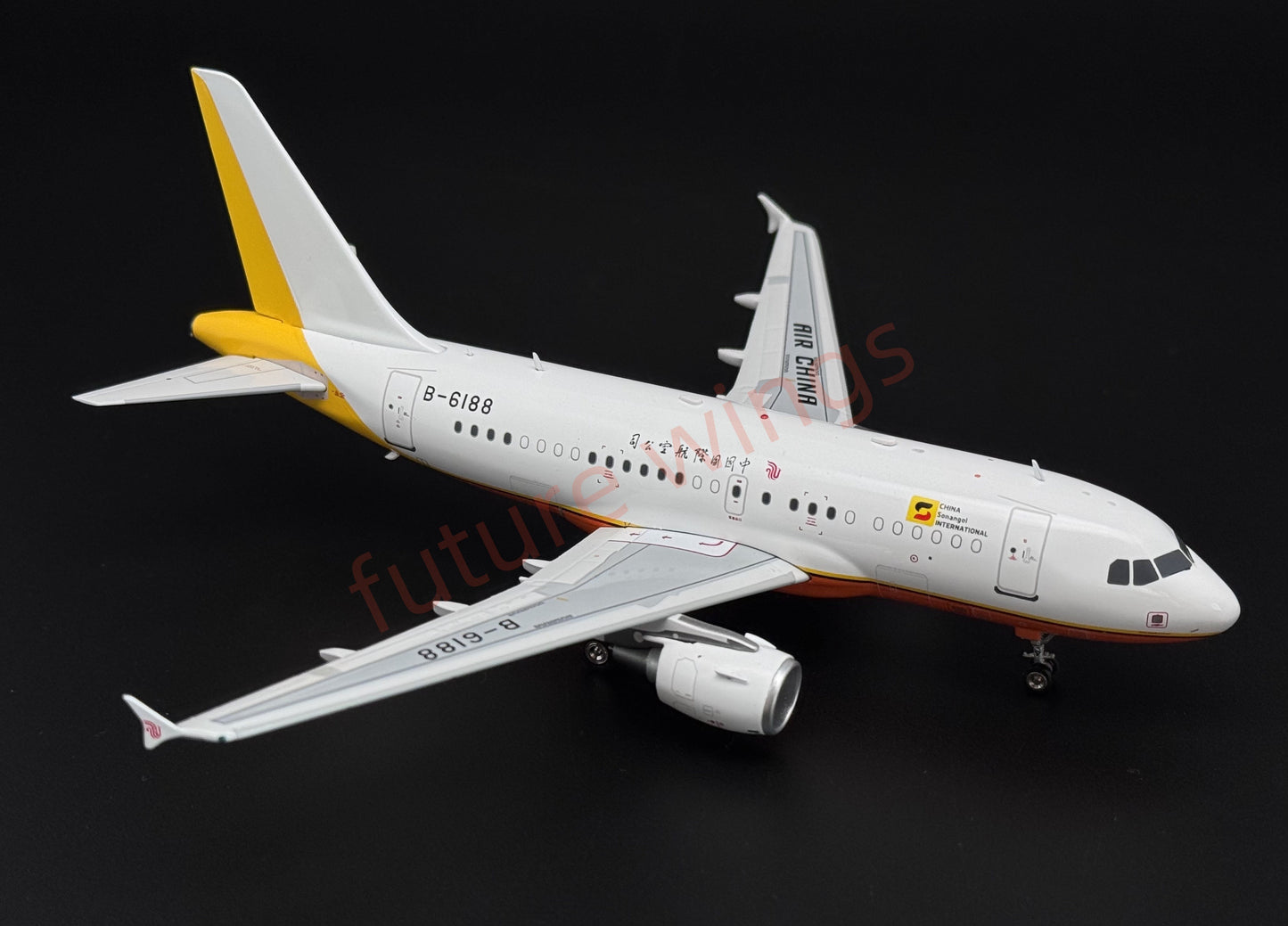 1:200 InFlight200* Air China (China Sonangol International)A318ACJ B-6188 Aircraft Model With Stand
