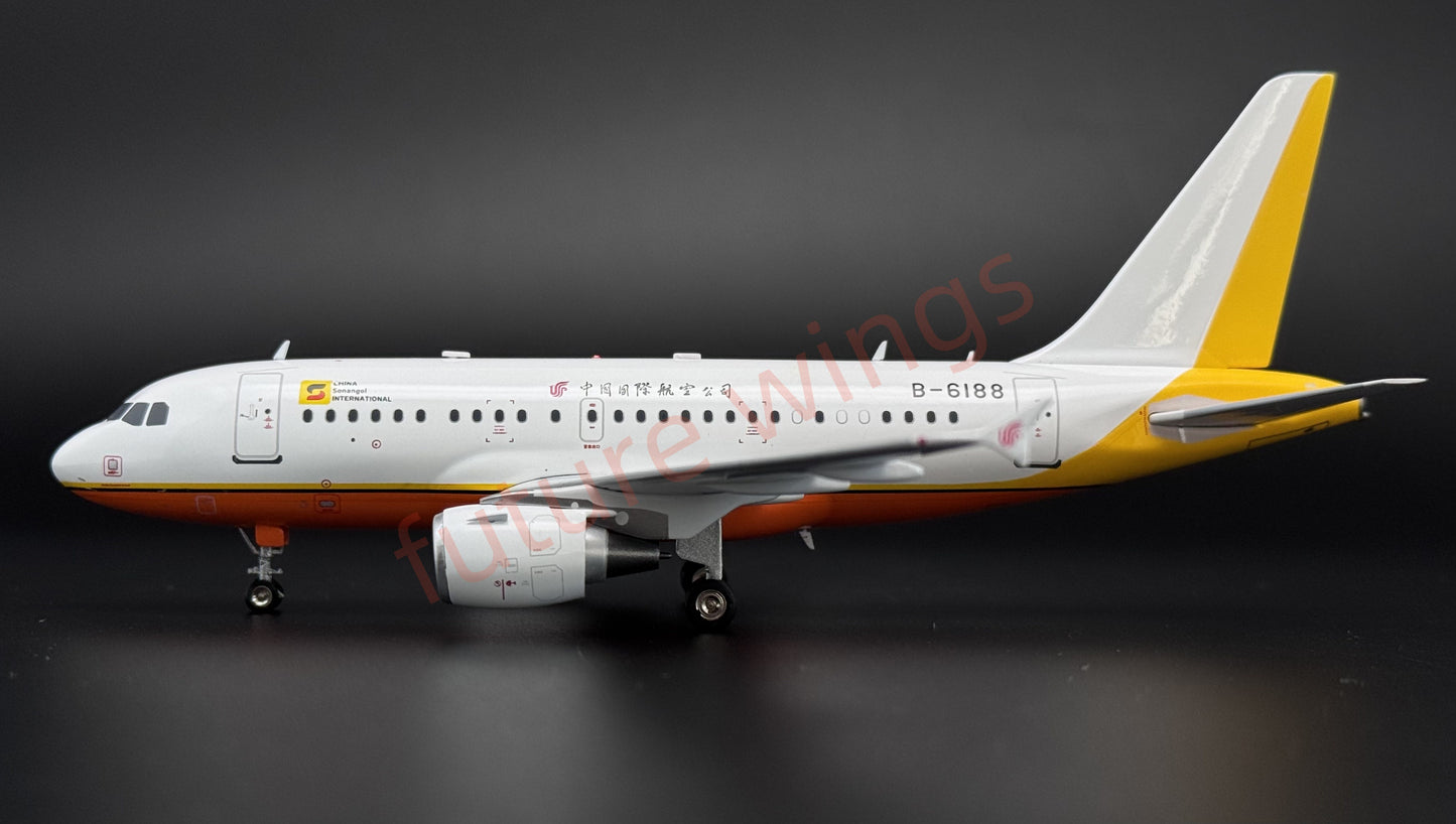 1:200 InFlight200* Air China (China Sonangol International)A318ACJ B-6188 Aircraft Model With Stand