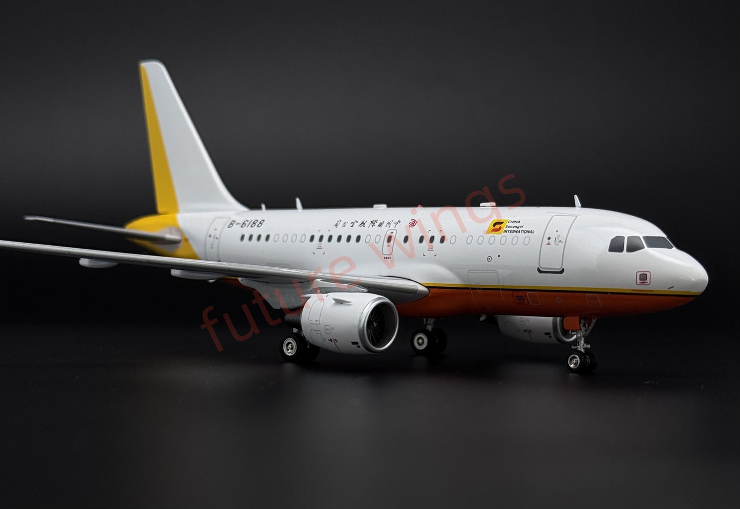 1:200 InFlight200* Air China (China Sonangol International)A318ACJ B-6188 Aircraft Model With Stand