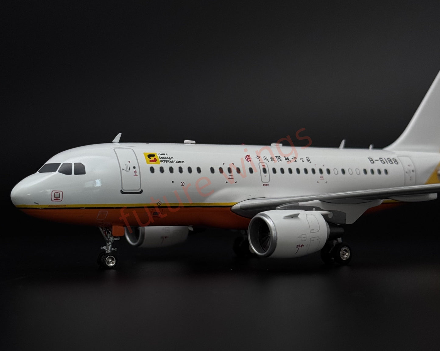 1:200 InFlight200* Air China (China Sonangol International)A318ACJ B-6188 Aircraft Model With Stand