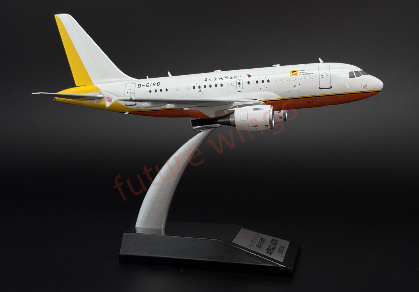 1:200 InFlight200* Air China (China Sonangol International)A318ACJ B-6188 Aircraft Model With Stand