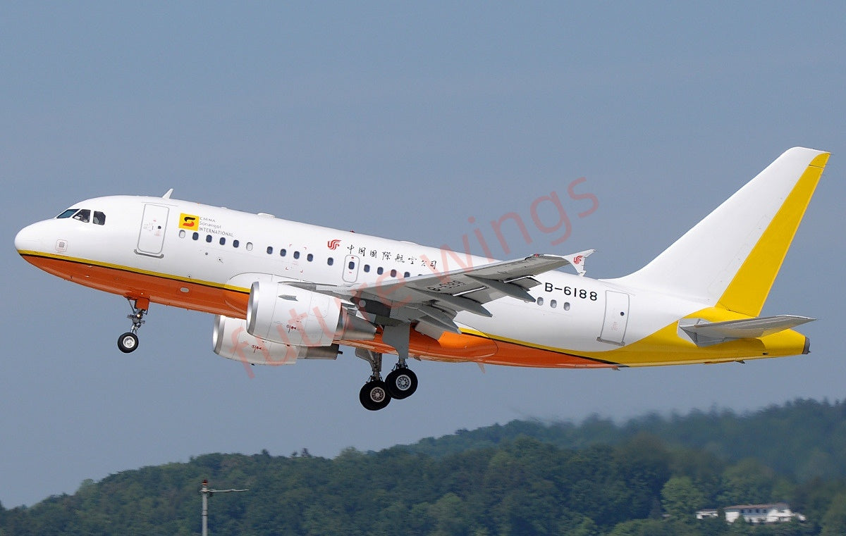1:200 InFlight200* Air China (China Sonangol International)A318ACJ B-6188 Aircraft Model With Stand