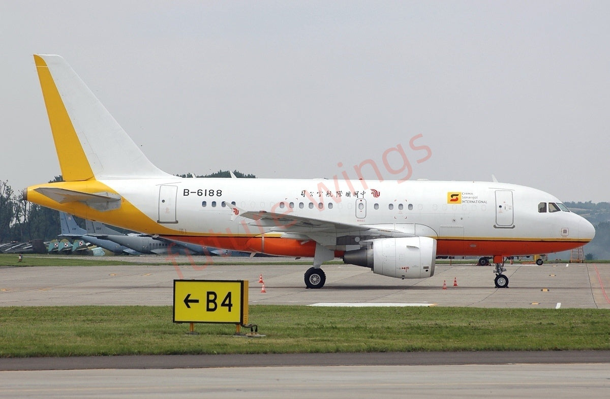 1:200 InFlight200* Air China (China Sonangol International)A318ACJ B-6188 Aircraft Model With Stand
