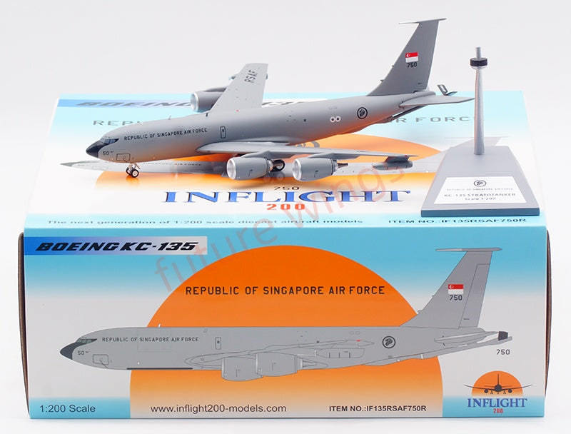 1:200 InFlight200 Singapore Air Force KC-135R 750 Diecast Aircraft Model