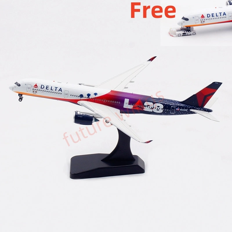 1:400 Aviation400 Delta Airlines A350-900 N522DZ Aircraft Model Free Tractor+Stand