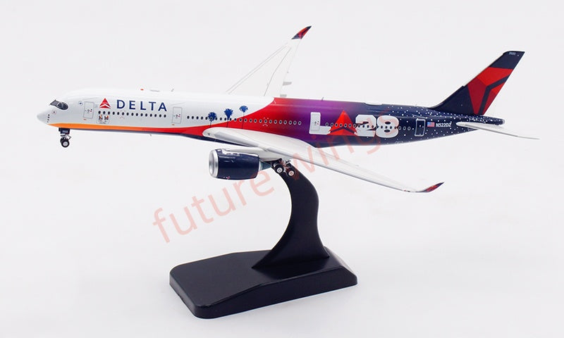 1:400 Aviation400 Delta Airlines A350-900 N522DZ Aircraft Model Free Tractor+Stand