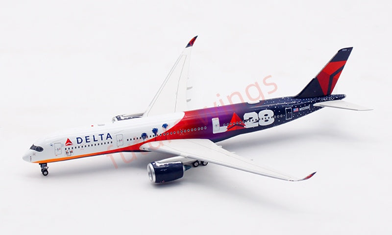 1:400 Aviation400 Delta Airlines A350-900 N522DZ Aircraft Model Free Tractor+Stand