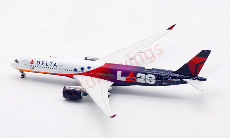 1:400 Aviation400 Delta Airlines A350-900 N522DZ Aircraft Model Free Tractor+Stand