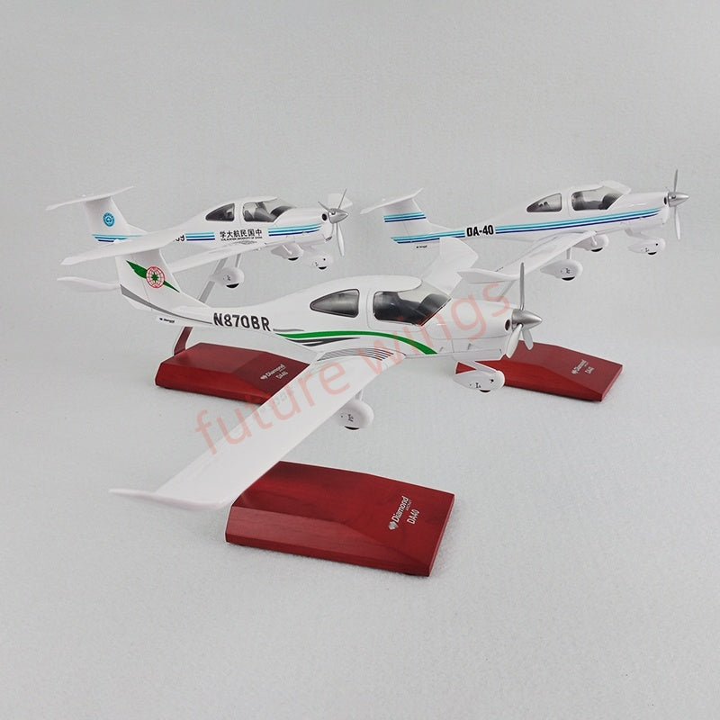 (RARE)1:32 YRD Model Diamond DA40XLT Aircraft Model With Stand