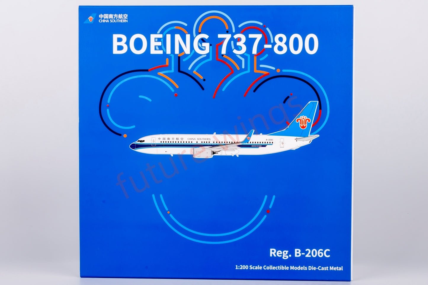 1:200 NG Models x China Southern Airlines B737-800 B-206C Aircraft Model (Offical)