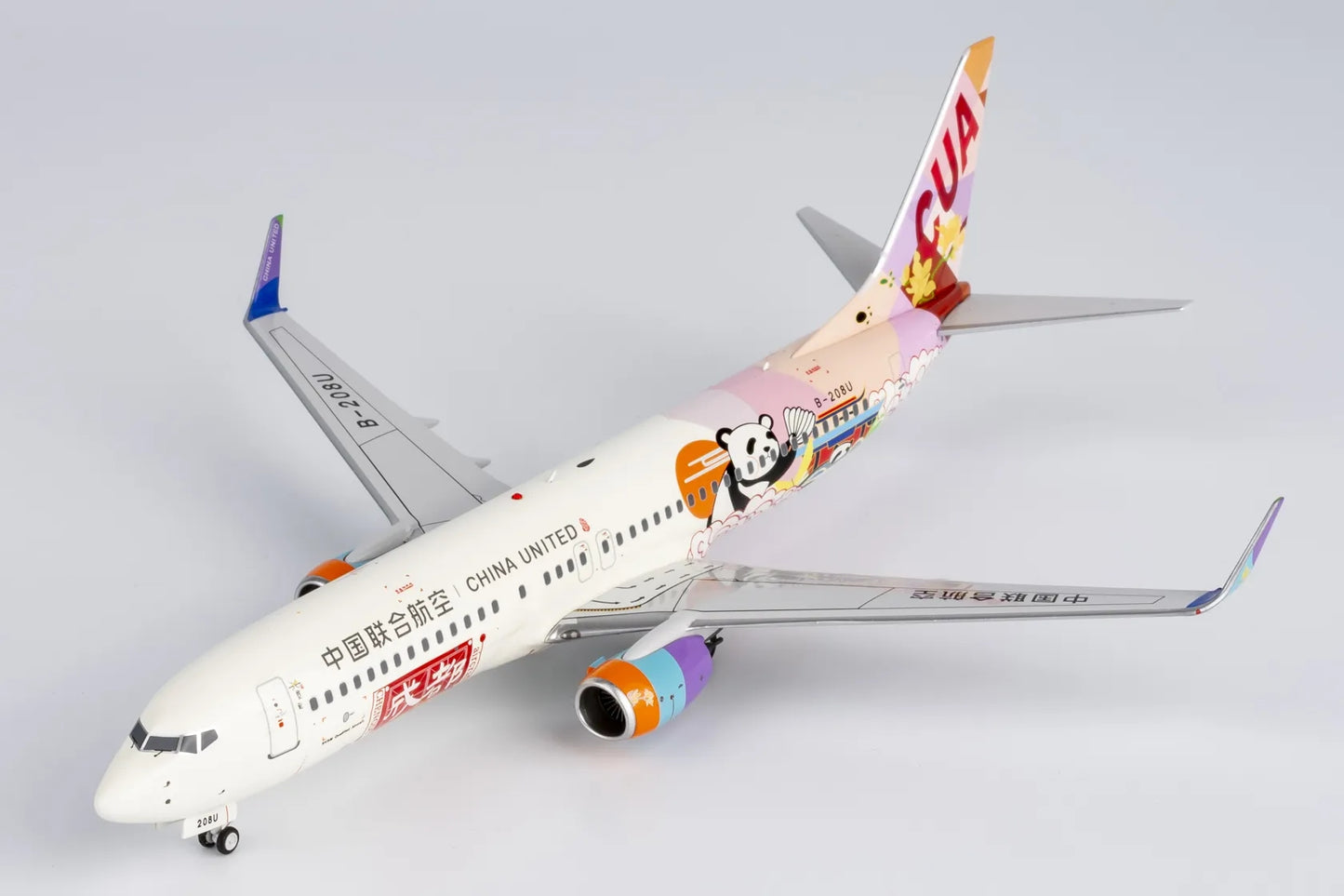 1:200 NG Models 08007 China United Airlines B737-800 B-208U "Chengdu"Aircraft Model