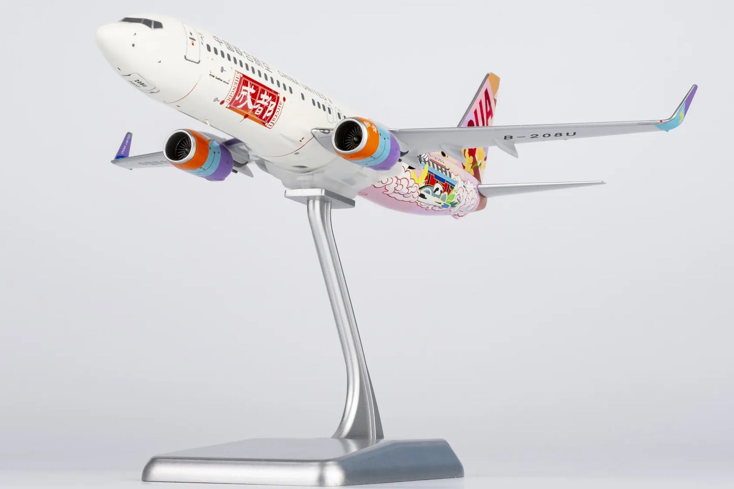 1:200 NG Models 08007 China United Airlines B737-800 B-208U "Chengdu"Aircraft Model