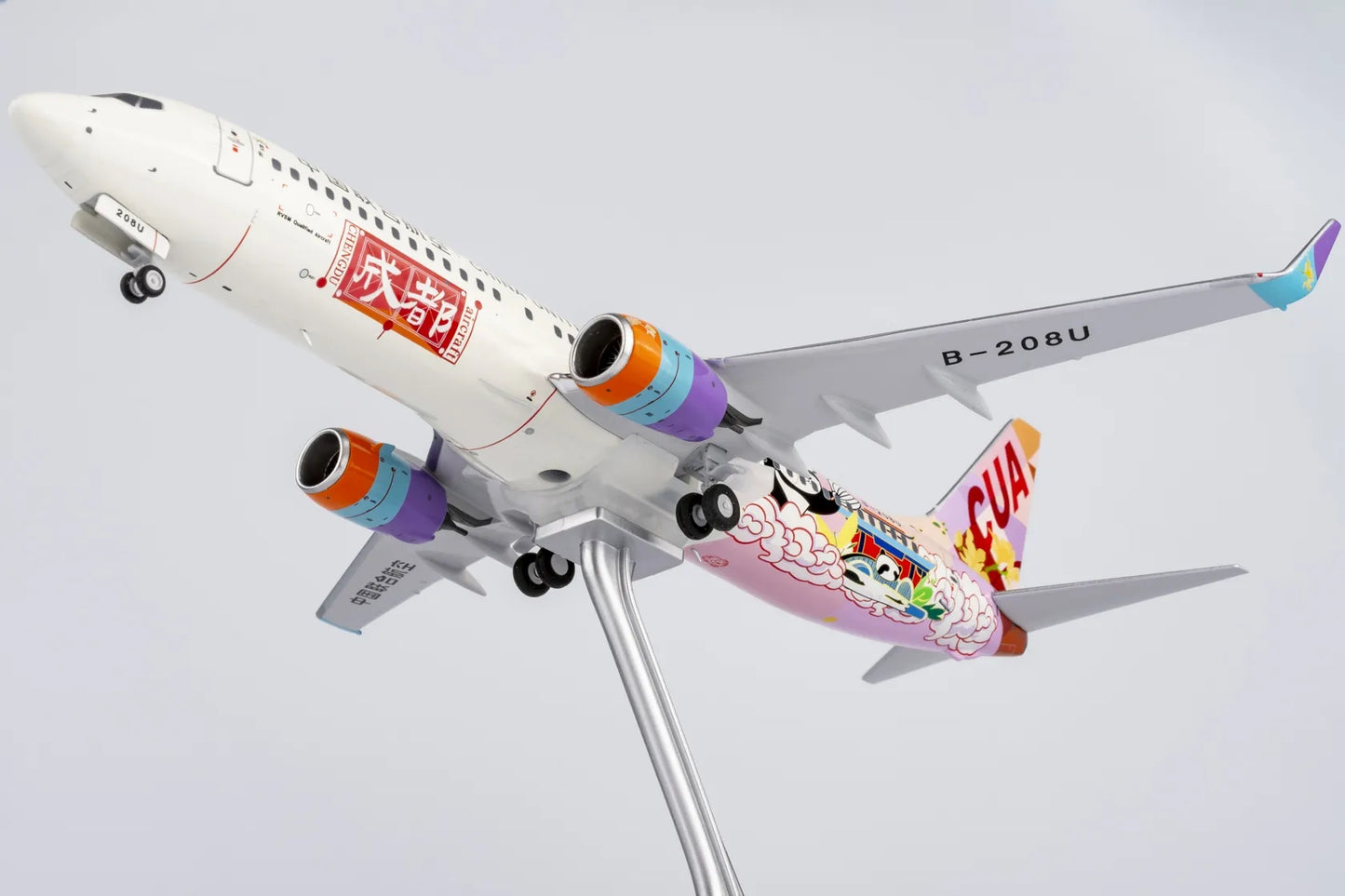 1:200 NG Models 08007 China United Airlines B737-800 B-208U "Chengdu"Aircraft Model