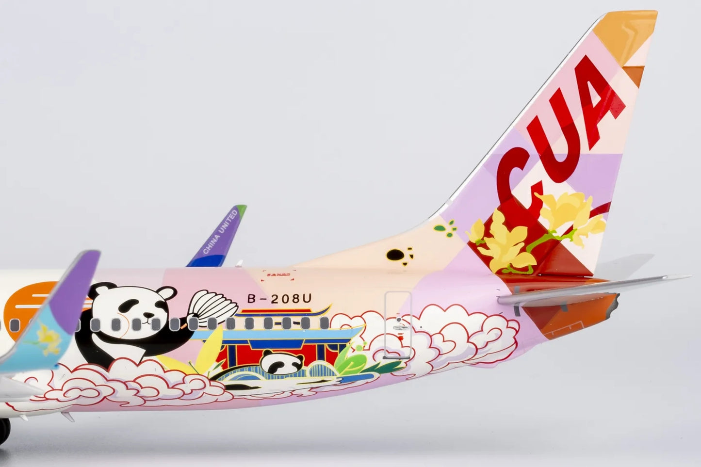 1:200 NG Models 08007 China United Airlines B737-800 B-208U "Chengdu"Aircraft Model