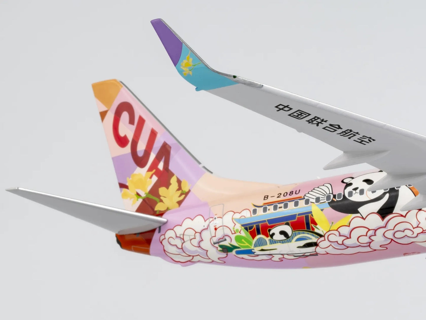 1:200 NG Models 08007 China United Airlines B737-800 B-208U "Chengdu"Aircraft Model