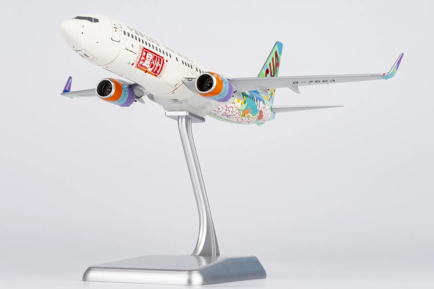 1:200 NG Models 08008 China United Airlines B737-800 B-7563 "WenZhou" Aircraft Model
