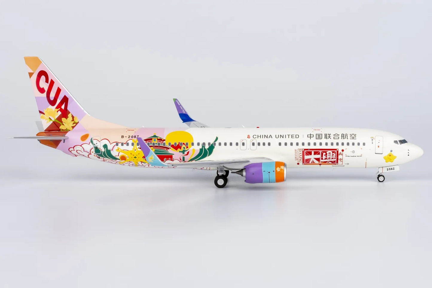 1:200 NG Models 08006 China United Airlines B737-800 B-208Z "Daxing" Aircraft Model