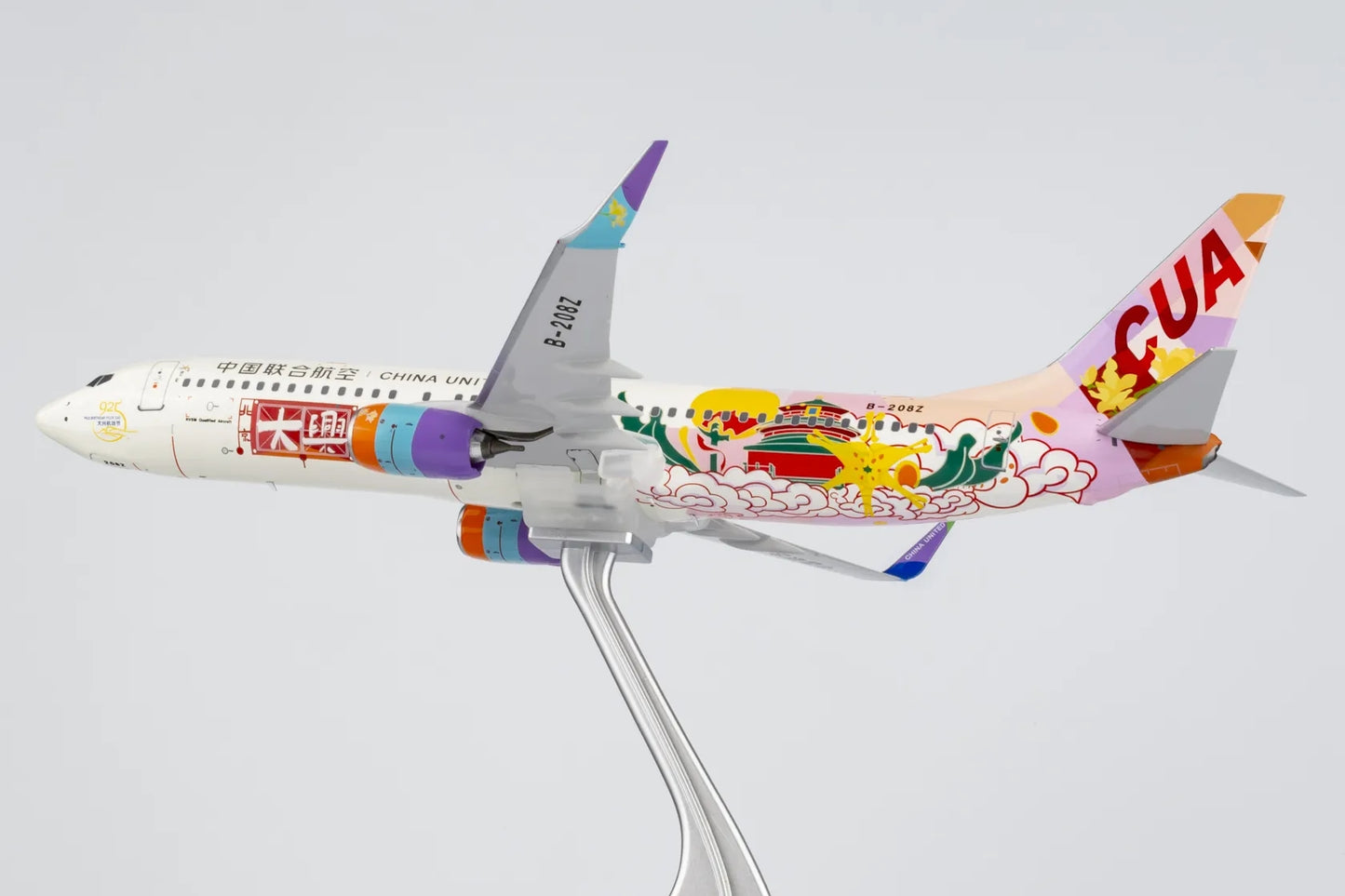 1:200 NG Models 08006 China United Airlines B737-800 B-208Z "Daxing" Aircraft Model