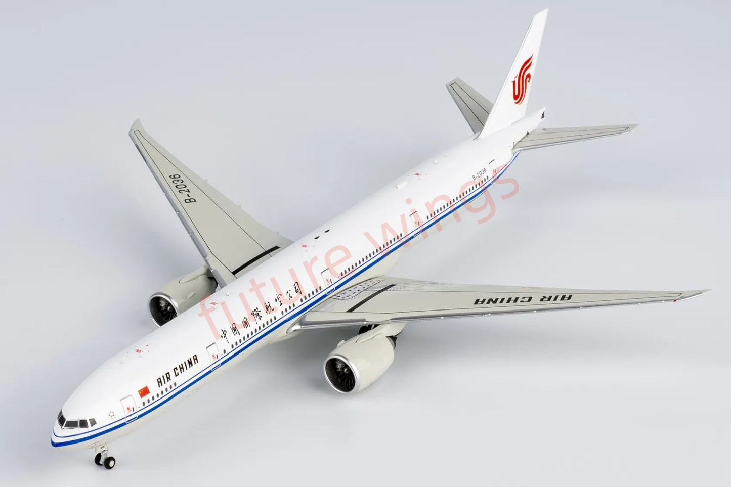 1:400 NG Models NG73063 Air China B777-300ER B-2036 Aircraft Model+Free Tractor