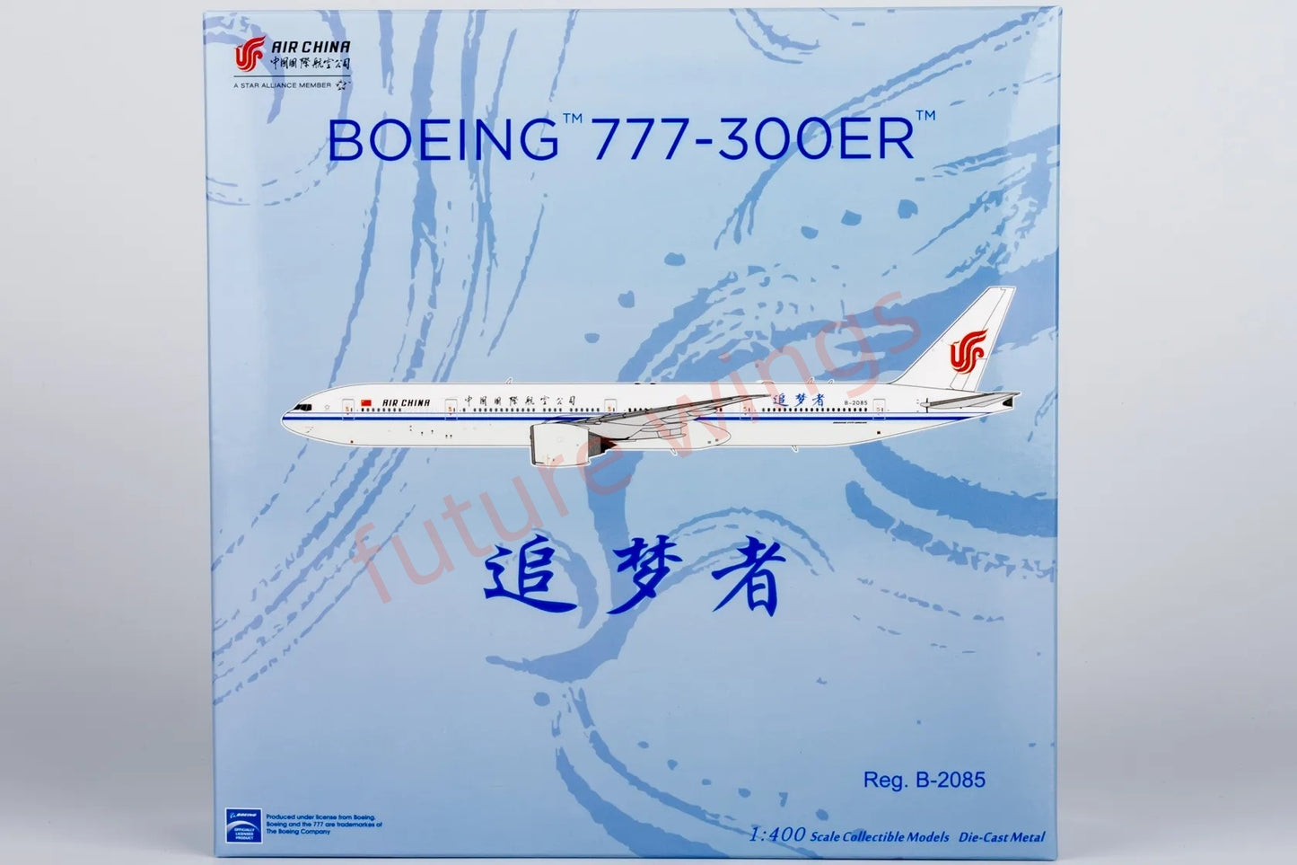 1:400 NG Models NG73066 Air China B777-300ER B-2035 Aircraft Model+Free Tractor