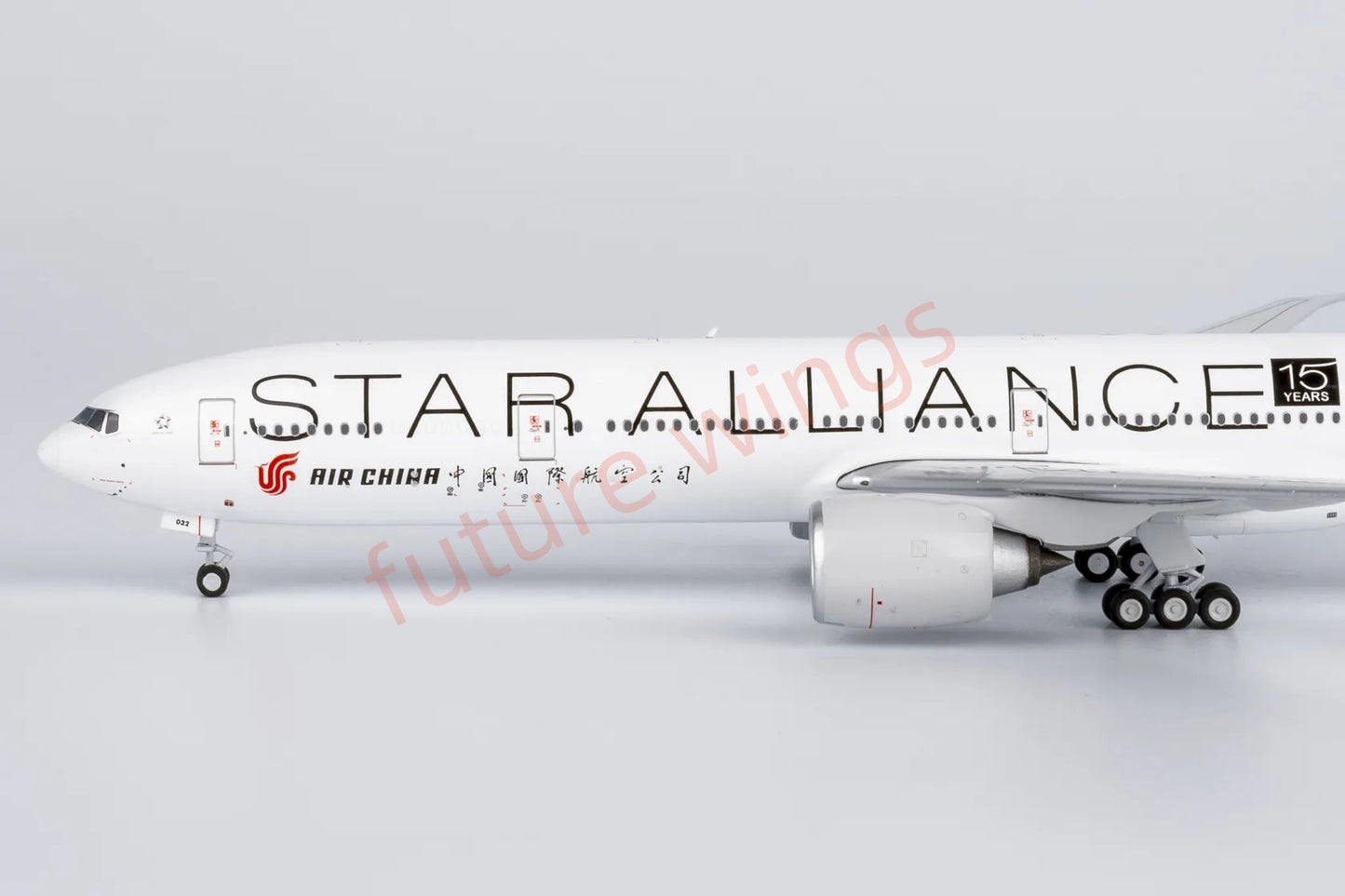 1:400 NG Models NG73062 Air China B777-300ER B-2032 "STAR ALLIANCE" 15YEARS Aircraft Model+Free Tractor