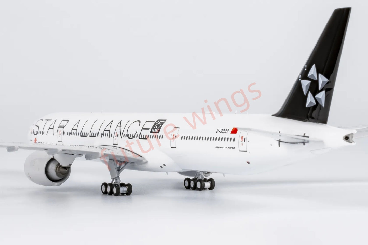 1:400 NG Models NG73062 Air China B777-300ER B-2032 "STAR ALLIANCE" 15YEARS Aircraft Model+Free Tractor