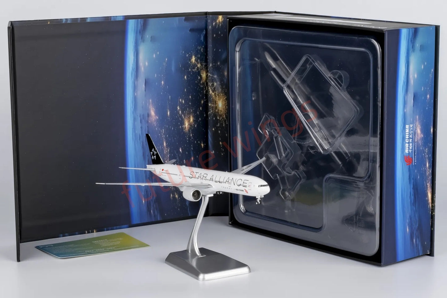 1:400 NG Models NG73060 Air China B777-300ER B-2032 "STAR ALLIANCE" Aircraft Model+Free Tractor"luxury package"