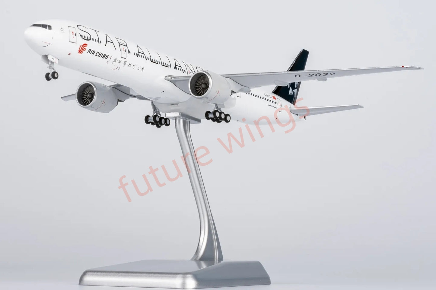 1:400 NG Models NG73060 Air China B777-300ER B-2032 "STAR ALLIANCE" Aircraft Model+Free Tractor"luxury package"