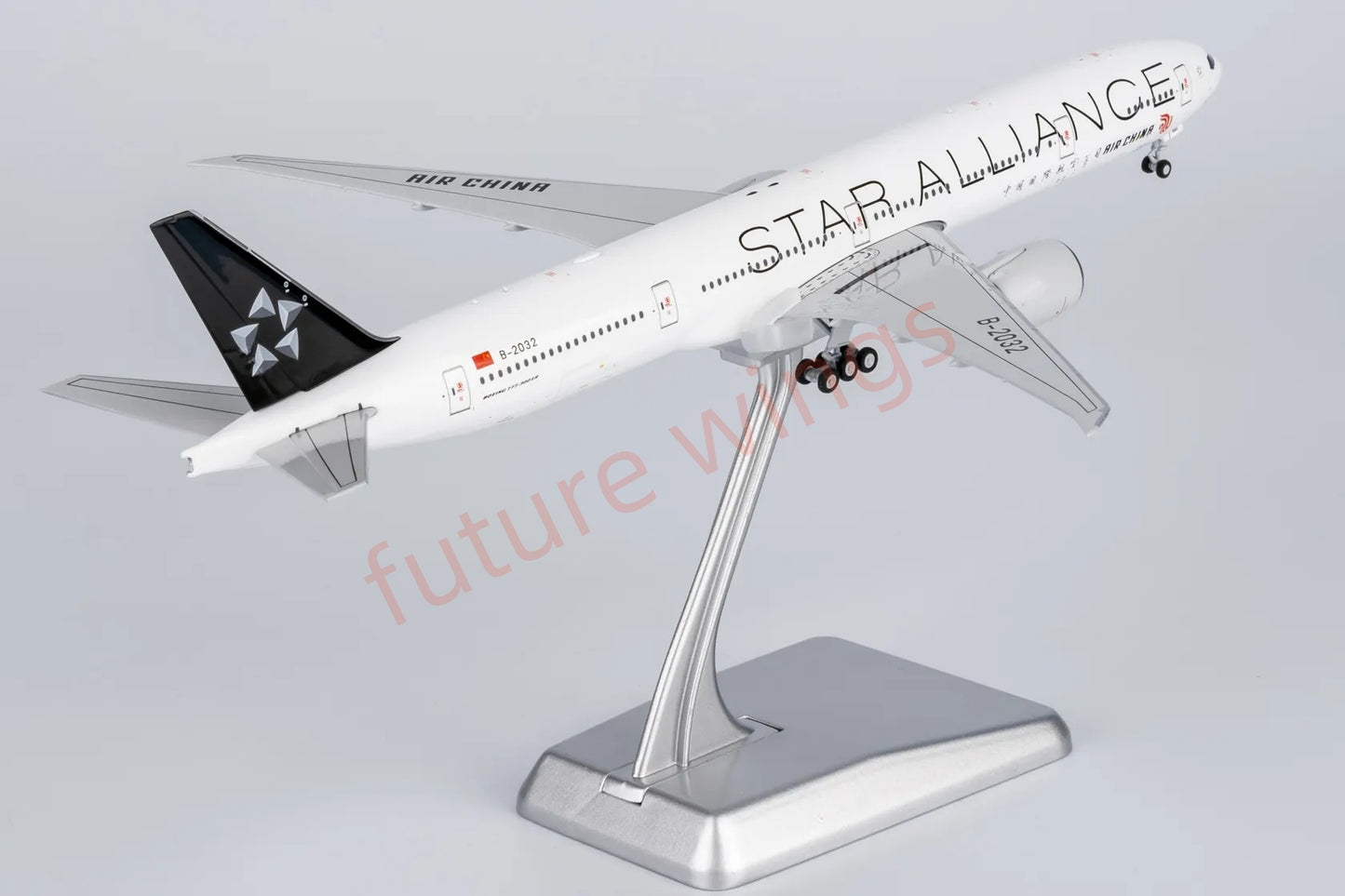 1:400 NG Models NG73060 Air China B777-300ER B-2032 "STAR ALLIANCE" Aircraft Model+Free Tractor"luxury package"