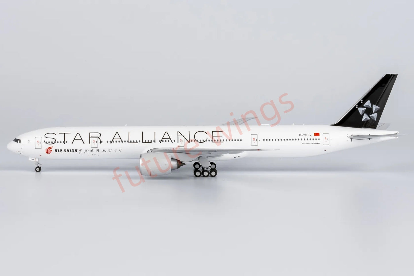 1:400 NG Models NG73060 Air China B777-300ER B-2032 "STAR ALLIANCE" Aircraft Model+Free Tractor"luxury package"