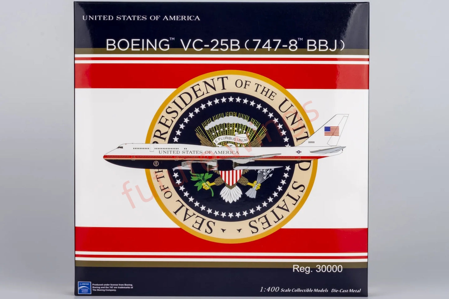 1:400 NG Models NG78041 USAF VC-25B(B747-8) 30000 Aircraft Model+Free Tractor