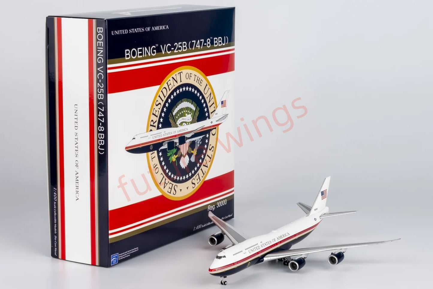 1:400 NG Models NG78041 USAF VC-25B(B747-8) 30000 Aircraft Model+Free Tractor