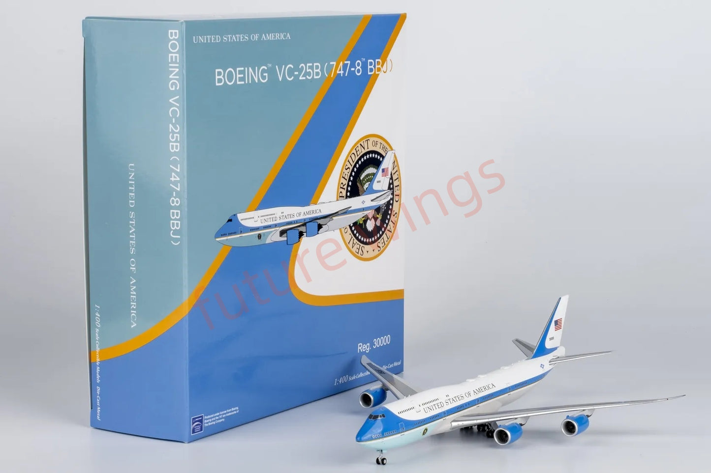 1:400 NG Models NG78040 USAF VC-25B(B747-8) 30000 Aircraft Model+Free Tractor