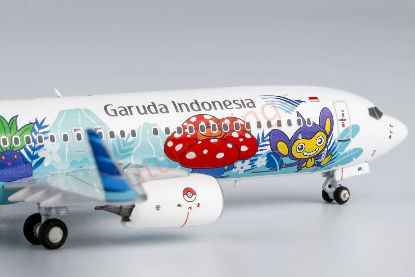 1:400 NG Models NG58229 Garuda Indonesia B737-800 PK-GMU “Pikachu”Aircraft Model+Free Tractor