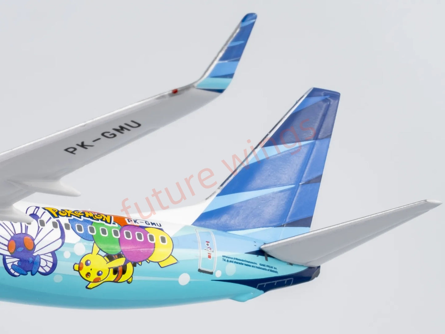 1:400 NG Models NG58229 Garuda Indonesia B737-800 PK-GMU “Pikachu”Aircraft Model+Free Tractor