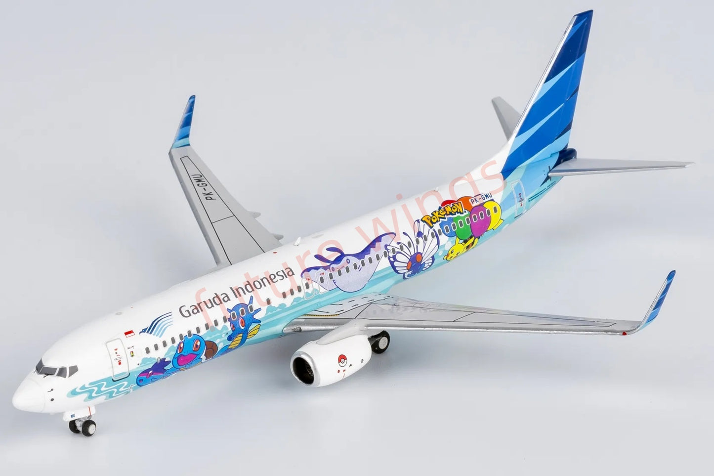 1:400 NG Models NG58229 Garuda Indonesia B737-800 PK-GMU “Pikachu”Aircraft Model+Free Tractor