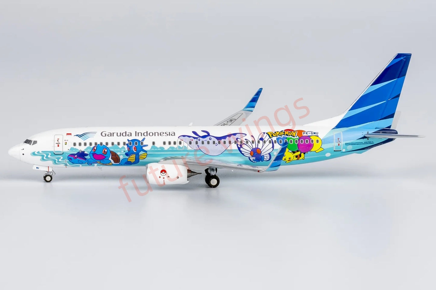 1:400 NG Models NG58229 Garuda Indonesia B737-800 PK-GMU “Pikachu”Aircraft Model+Free Tractor
