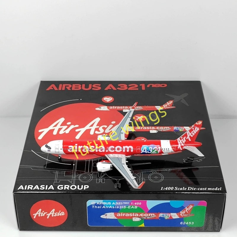 1:400 PandaModel Air Asia A321neo 9M-VAC HS-EAC HS-EAB Aircraft Model+Free Tractor